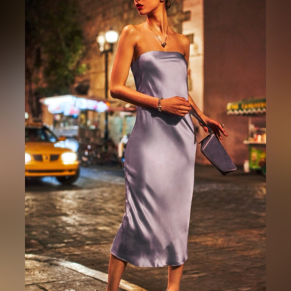 Reformation Joana Silk Dress